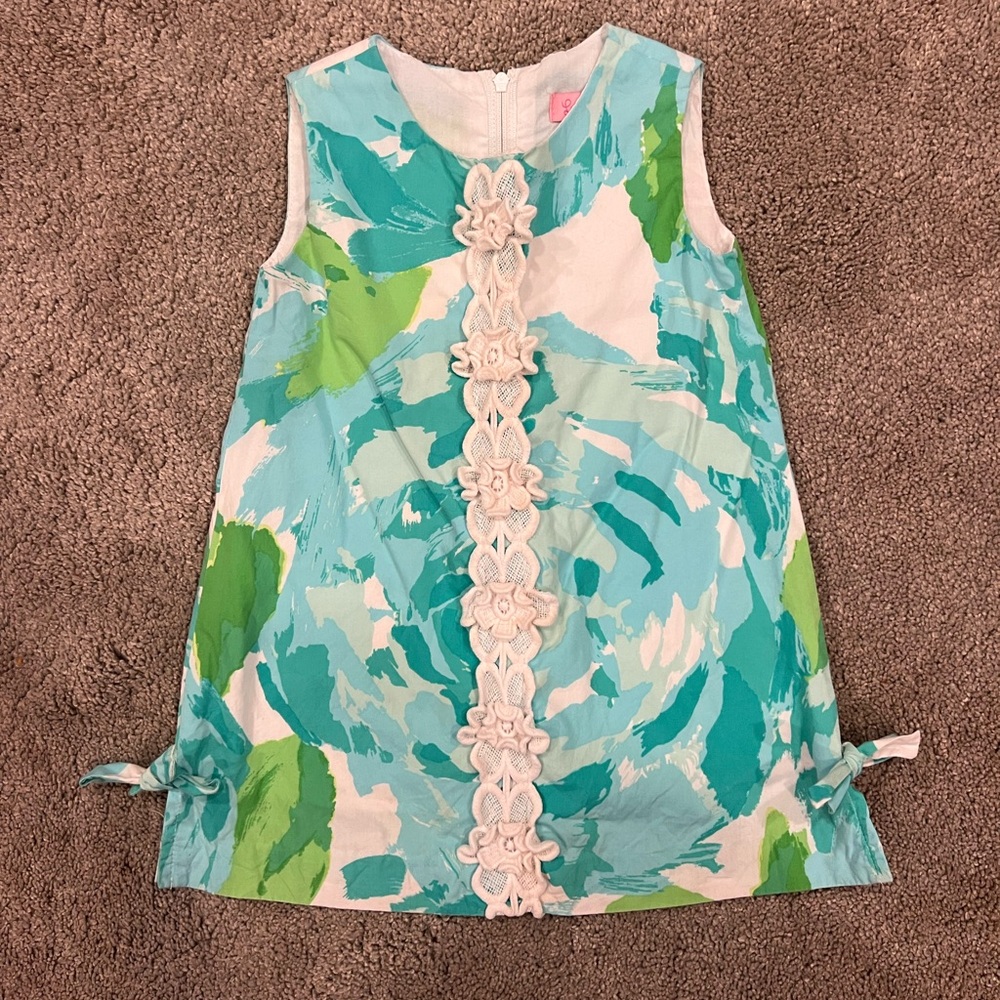 GUC Lilly Pulitzer Little Lilly Shift First Impressions Poolside Blue Size 2